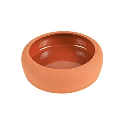 Afbeelding van Trixie Voerbak Drinkbak Afgeronde Rand Keramiek 13 CM 250 ML