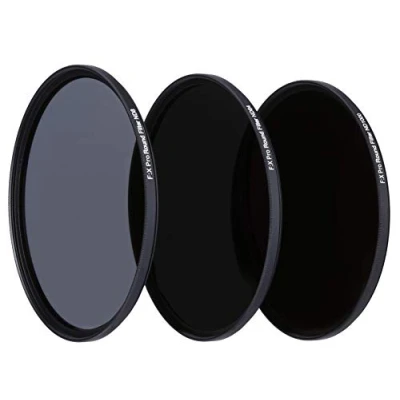 Afbeelding van Rollei F:X Pro ND filterset (ND 8, 64, ND1000) neutral density met 3 grijsfilters (67 mm)