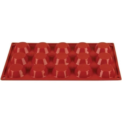 Afbeelding van Pavoni Formaflex siliconen bakvorm 15 taartjes