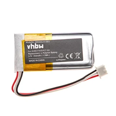 Afbeelding van vhbw Accuvervanging voor Sennheiser BAP 800, CP SN800 stereoversterker, hifi versterker (350mAh, 3,7V, Li polymeer)