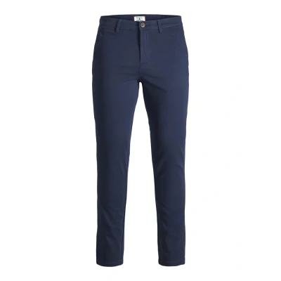 Afbeelding van Jack &amp; Jones Junior BOYS SLIM FIT Chino voor kinderen, Maat: 134, Navy blazer