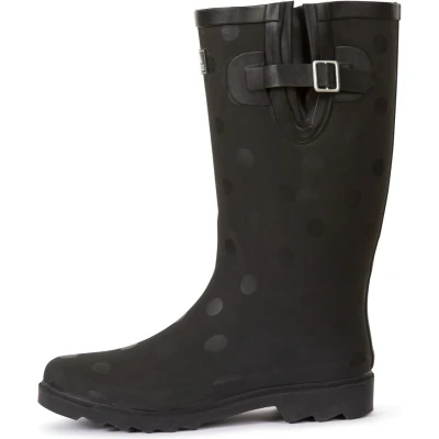 Afbeelding van Trespass Damen Gummistiefel Elena Female Welly Black Polka Dot 39
