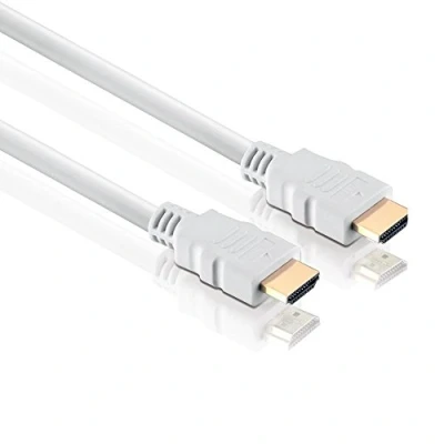 Afbeelding van conecto HDMI kabel HIGH Speed met ethernet (vergulde stekker, Full HD 1080p, 3D) 0,5 m wit
