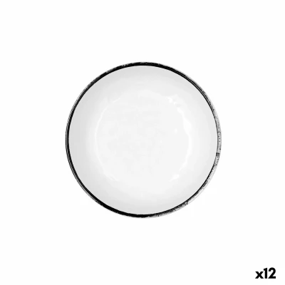 Afbeelding van Kom Quid Select Filo Wit Zwart Plastic 16,6 x 5,8 cm (12 Stuks)