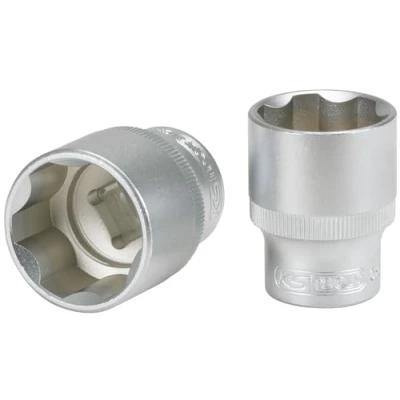 Afbeelding van KS Tools F6 dopsleutel 1/2&quot; 15 mm Chromemat sur ondersteuning