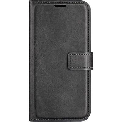 Afbeelding van Casecentive Leren Wallet case met sluiting iPhone 15 Plus zwart