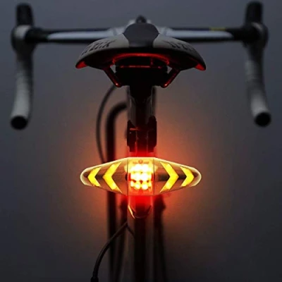 Afbeelding van MASO Fietsachterlicht, led, knipperlichten met afstandsbediening, draadloos, oplaadbaar, multifunctioneel, waterdicht, voor mountainbike, racefiets