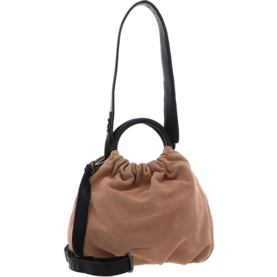 Afbeelding van FREDsBRUDER Leren Schoudertas Rivas Ball Hobo Bag Sand Lichtbruin