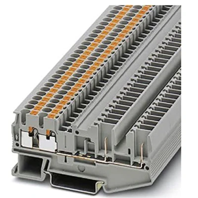 Afbeelding van Phoenix Contact PT 2,5 QUATTRO/2P 3209662 Doorgangsserieklem Aantal polen: 4 0.14 mm² 2.5 Grijs 50 stuk(s)