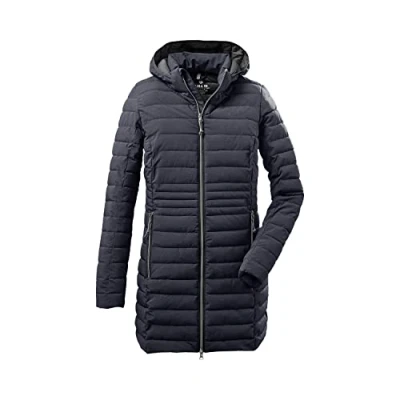 Afbeelding van G.I.G.A. DX dames Casual functionele parka in donslook met afritsbare capuchon Bacarya, dark navy, 34, 34275 000