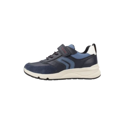Afbeelding van Geox Rooner Sneakers laag voor kinderen, Maat: 31, Blau Kunststof/ textiel
