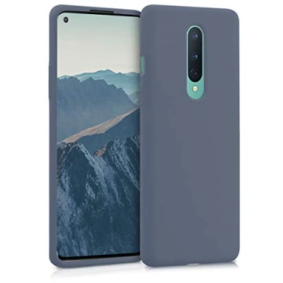 Afbeelding van kwmobile telefoonhoesje compatibel met OnePlus 8 (2020) hoesje Zachte case voor smartphone Back cover in lavendelgrijs