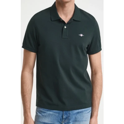 Afbeelding van GANT REG Shield PLUS SIZE Poloshirt, Heren, Maat: 3XL, Tartan green