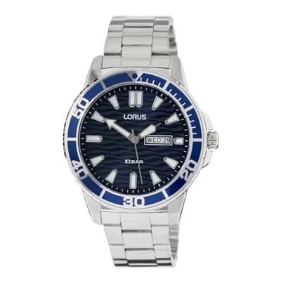 Afbeelding van Lorus RH357AX9 Horloge staal zilverkleurig blauw 42 mm
