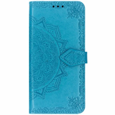 Afbeelding van Samsung Galaxy S10 Hoesje Kunstleder Bookcase Turquoise Telefoonhoesje