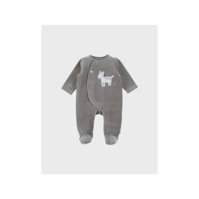 Afbeelding van Noukies pyjama voor baby grijs maat 0m