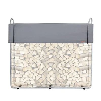 Afbeelding van CCLIFE Brandhout Rack Outdoor Stapelhulp voor 0,37 m3 0,62 0,84 1,1 Metalen Buitengebruik Gegalvaniseerd Ijzer