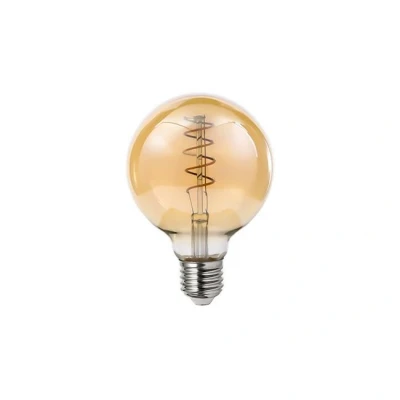 Afbeelding van E27 filament lamp Dimbaar Extra warm wit 250 Lumen 4W G80