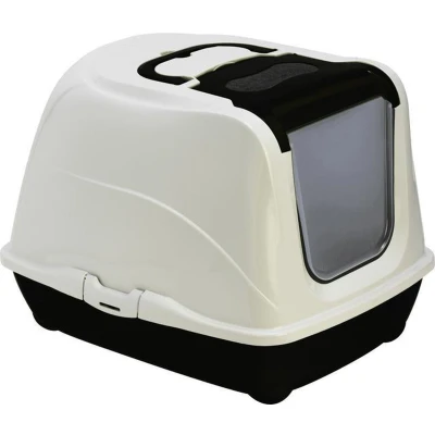 Afbeelding van Moderna Kattentoilet Flip Cat large Zwart/wit 37x39x50 cm