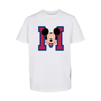 Afbeelding van Mister Tee Mickey Mouse M Face Kinder T shirt Kids 146/152 Wit