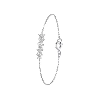 Afbeelding van Lucardi Armband zilver / transparant