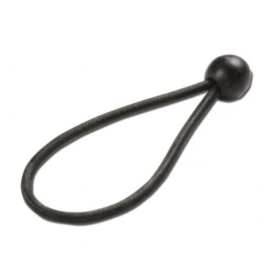 Afbeelding van 25 expanderlussen 180 mm zwart met kogel