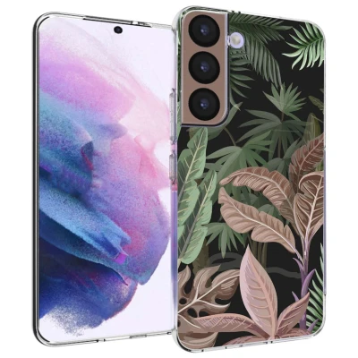 Afbeelding van Samsung Galaxy S22 Hoesje Siliconen en TPU (zacht) iMoshion Softcase/Backcover Groen Telefoonhoesje