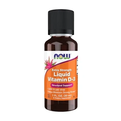 Afbeelding van Now Foods Vitamine D 3 Liquid Extra Strength 30ml