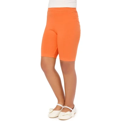 Afbeelding van Merry Style MS MS10 132 LE Meisjes Leggings Sport Vrijetijdsbroek Kort Viscose Sporbroek Yogabroek Oranje 134
