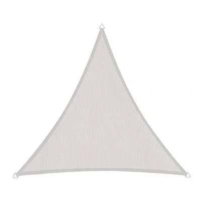 Afbeelding van Windhager zeil luifel Cannes driehoek 5 x m (gelijkbenig), zonwering voor tuin en terras, UV weerbestendig, crème, 10713