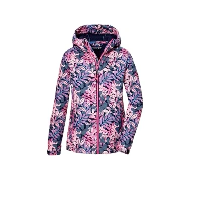 Afbeelding van killtec meisjes Softshell jas/outdoorjas met capuchon KOS 135 GRLS SFTSHLL JCKT, dunkelnavy, 128, 43217 000