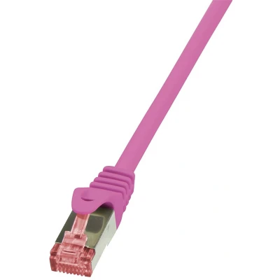 Afbeelding van Logilink Netwerkkabel RJ45 1 m Roze