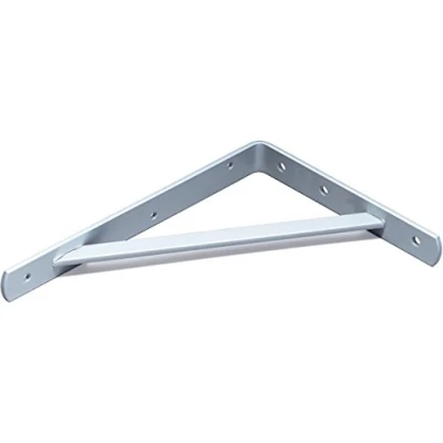 Afbeelding van Element System Heavy duty console Samson houder/houder (2 pack), wit aluminium, 210x300 mm