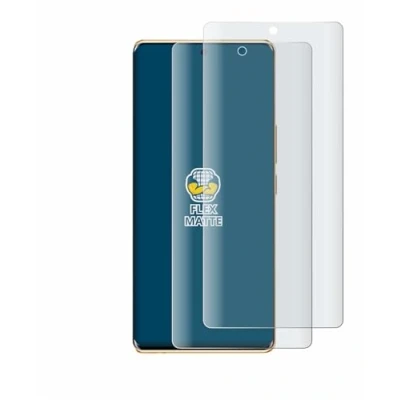 Afbeelding van BROTECT Schermbeschermer mat (2 Stuk, Infinix Hot 40i), Smartphone beschermfolie, Grijs