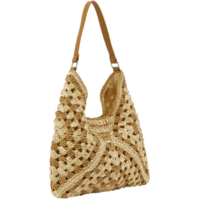 Afbeelding van IZIA HOBO Handtas, Dames, Maat: One Size, Brown