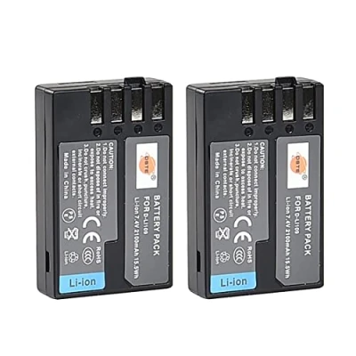 Afbeelding van DSTE 2 PCS D LI109 Li Ion accu compatibel met Pentax K R 30 50 500 S2 S1