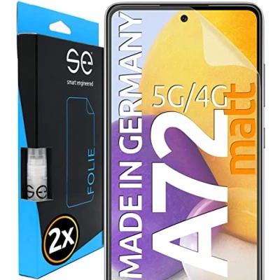 Afbeelding van 3D Screenprotector voor Samsung Galaxy A72 [2 stuks smart engineered] Matte, volledig dekkende ontspiegelde beschermfolie, vriendelijk beschermhoesjes, Geen glas maar TPU folie