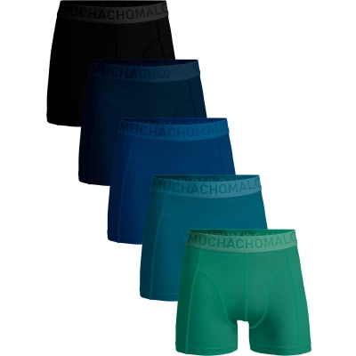 Afbeelding van Muchachomalo 5PACK Boxerbriefs, Heren, Maat: Medium, Black blue green