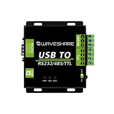 Afbeelding van Waveshare USB to RS232/485/TTL Interface Converter Power and ADI magnetical Industrial Isolation