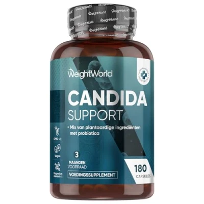 Afbeelding van candida Support Verhelp schimmelinfecties Helpt bij het balanceren van de niveau&#039;s door natuurlijke probiotica