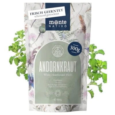 Afbeelding van Witte Marrubiumkruid Monte Nativo (300g) Kruidenthee Zacht Gedroogd Marrubium vulgare Aromatisch en 100% Puur Natuurlijk Los Kruid Zonder Toevoegingen