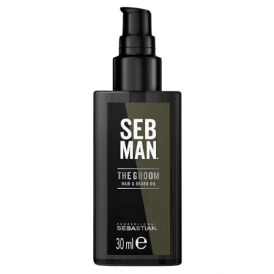 Afbeelding van Sebastian Professional Seb Man The Groom Hair &amp; Beard Oil (30 ml)
