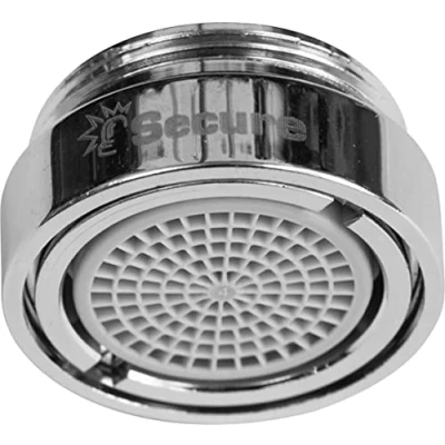 Afbeelding van Cornat Straalregelaar M24 x 1 AG diefstalbestendig waterbesparing tot 60% met afdichting geschikt voor standaard armaturen zilver van messing/beluchter/mengmondstuk / TECWS201