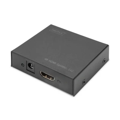 Afbeelding van Digitus DS 46304 2 poorten HDMI splitter 3D weergave mogelijk, Met metalen behuizing 4096 x 2160 Pixel Zwart