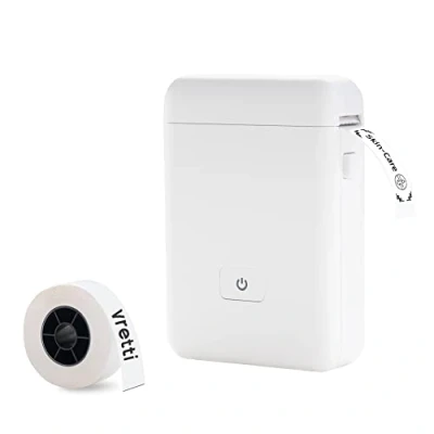 Afbeelding van Thermische Printer Kaart, Thermo Stickers Printer, Vretti Sticker Paars, 203 dpi Munbyn Label Bluetooth, Multi Template Mini Thuis Etiketteerder