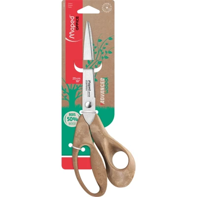 Afbeelding van Maped Office Advanced Wood schaar, 25 cm, asymmetrisch schaar