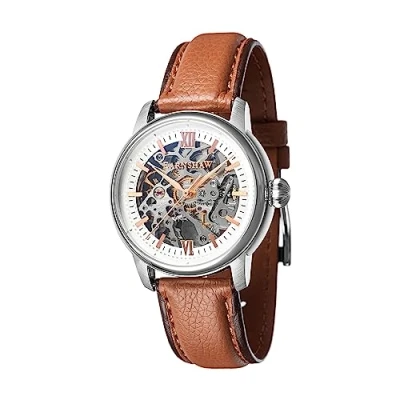 Afbeelding van Thomas Earnshaw Brown Cornwall Skeleton Automatic Watch ES 8110 02