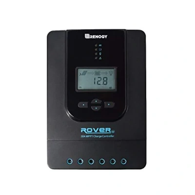 Afbeelding van Renogy MPPT 30 A Solar Panel Regulator, A, Laadregelaar 12 V/24 V, Regulator voor Lithium AGM GEL, met LCD display