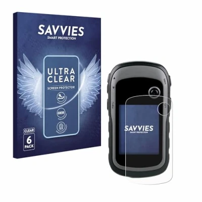 Afbeelding van Savvies Screenprotector voor Garmin eTrex 30x Folie Beschermfolie transparant (6 Stuks)