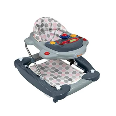 Afbeelding van Baninni Loopstoel Classic 2 in 1 Roze Grijs
